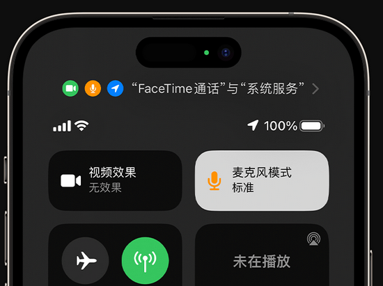 连山苹果授权维修网点分享iPhone在通话时让你的声音更清晰 