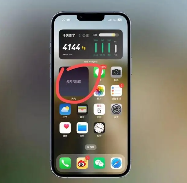 连山苹果手机维修分享:iOS16主屏幕天气小组件无法正常工作怎么办？ 