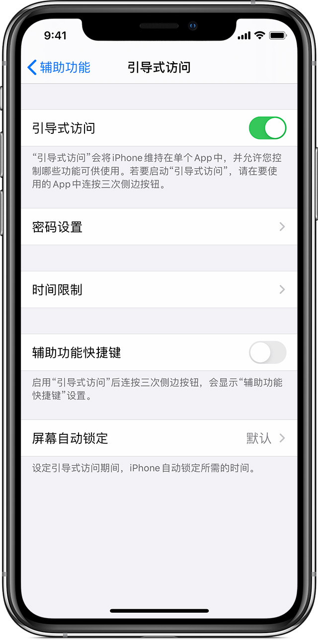 连山苹果手机维修分享如何在 iPhone 上退出引导式访问 